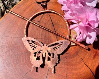 Horquilla de mariposa de cobre