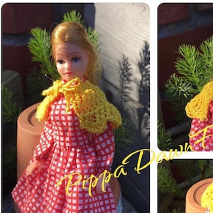 Pippa Dawn Crochet Pattern Shawl Easy Handmade-designed by us, PDF crochet pattern -1  pages with instructions & photos 6.5 inch or 16.5 cm