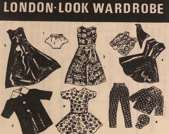 Pippa Dawn London Look  Wardrobe pattern Original Primer and Instructions PDFSewing Pattern DYXSLEXIA-TINTED YELLOW