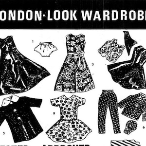 Pippa Dawn London Look  Wardrobe pattern Original Primer and Instructions PDF Sewing Pattern