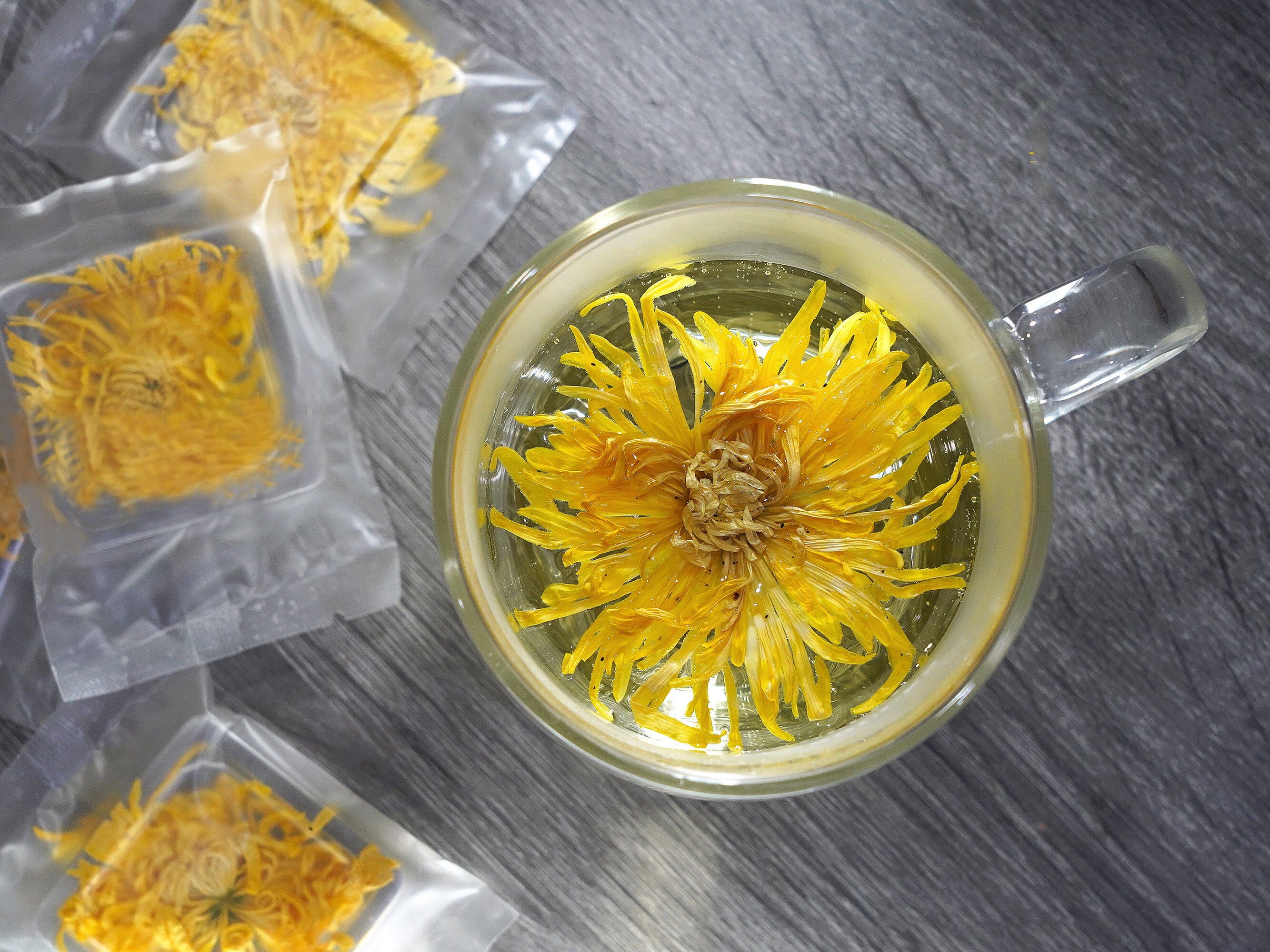 Organic whole golden Royal Chrysanthemum blossom flower tea Etsy