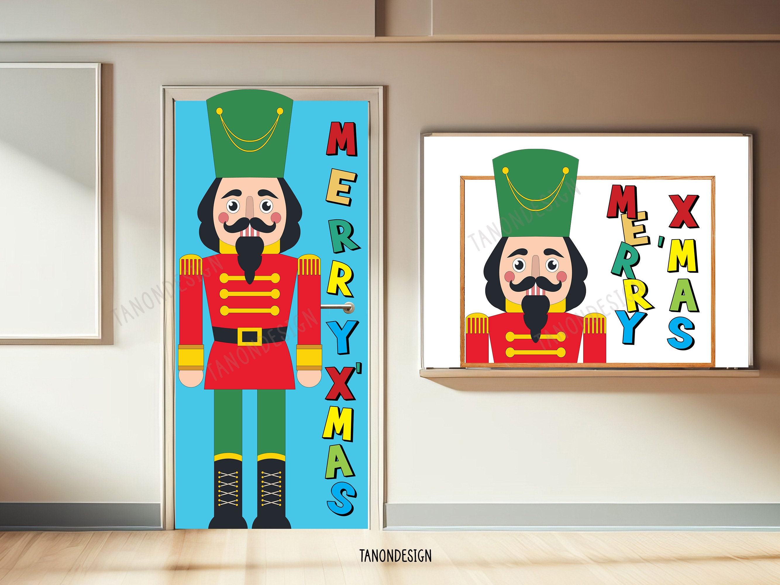 Christmas Classroom Door Decor, Nutcracker Bulletin Board Kit ...