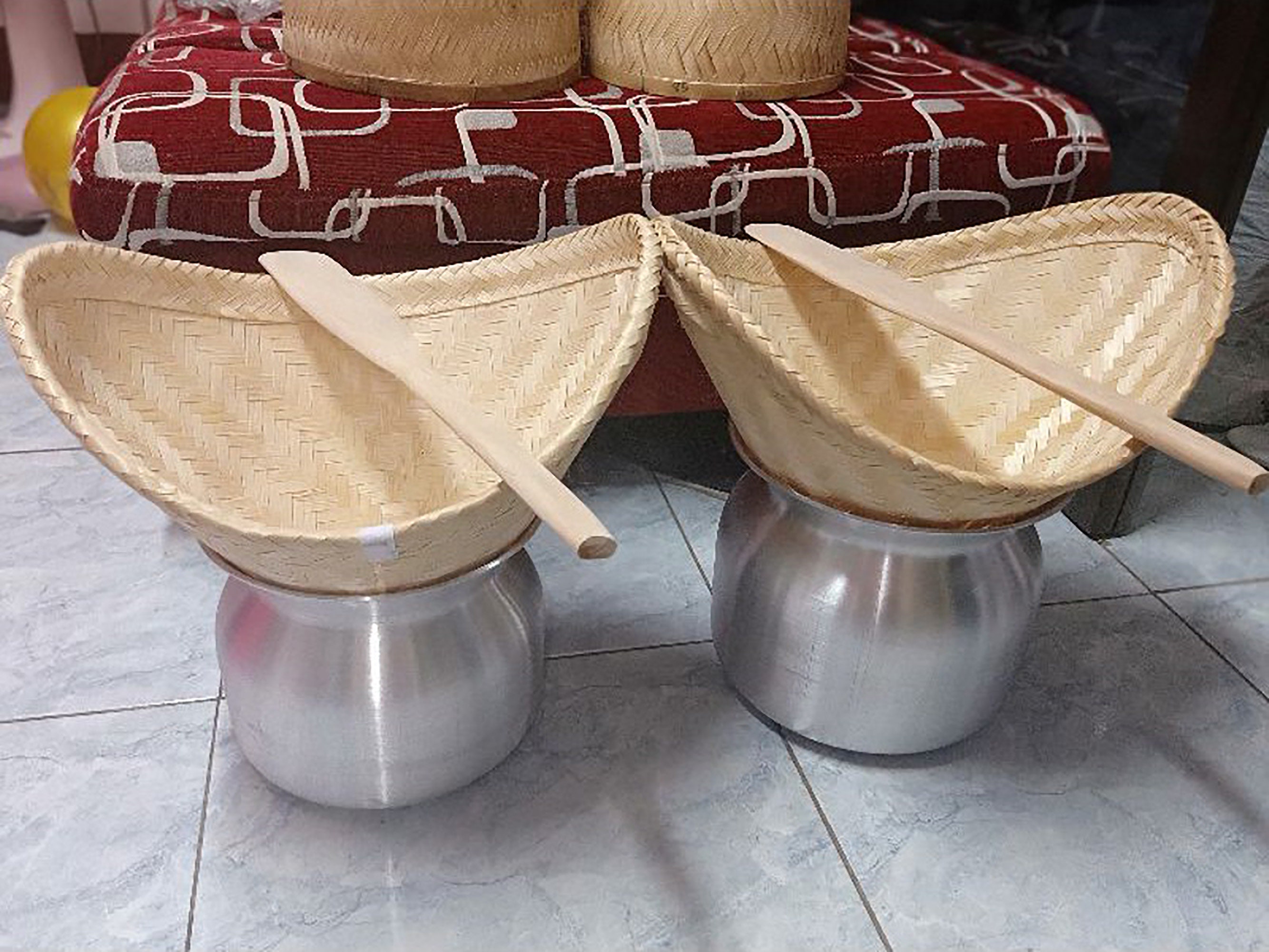 Thai Lao Steamed Sticky Rice Set Steamer pot with lid and Etsy