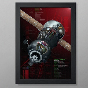 The Space Race Collection: Gemini Art Poster Print image 1
