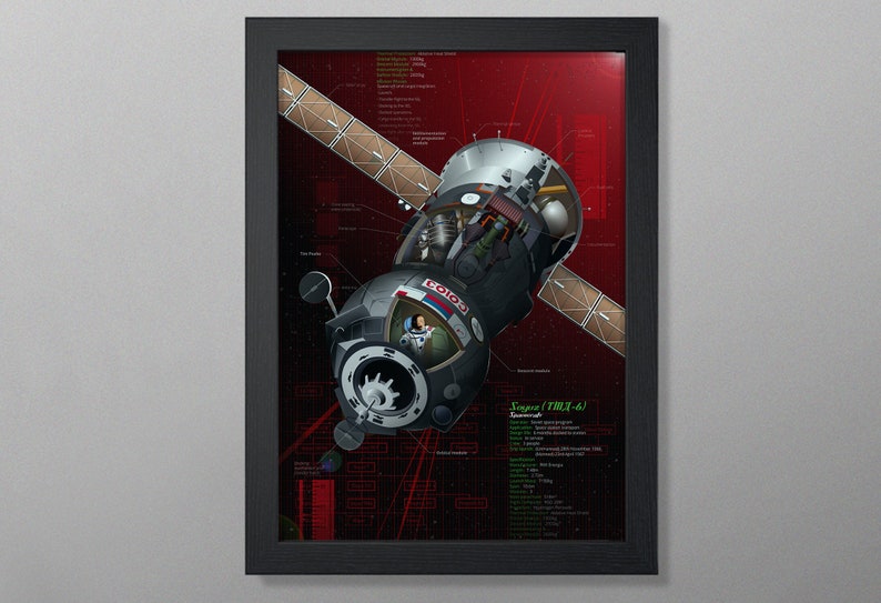 The Space Race Collection: Gemini Art Poster Print image 1