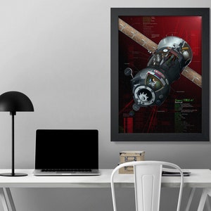 The Space Race Collection: Gemini Art Poster Print image 2