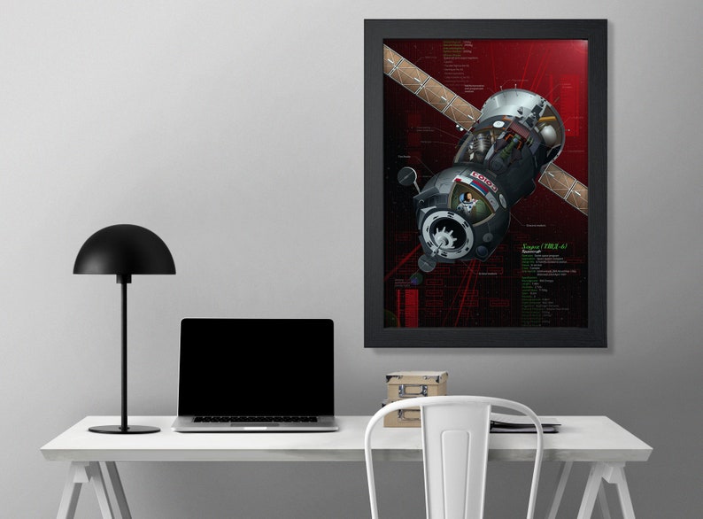 The Space Race Collection: Gemini Art Poster Print image 2