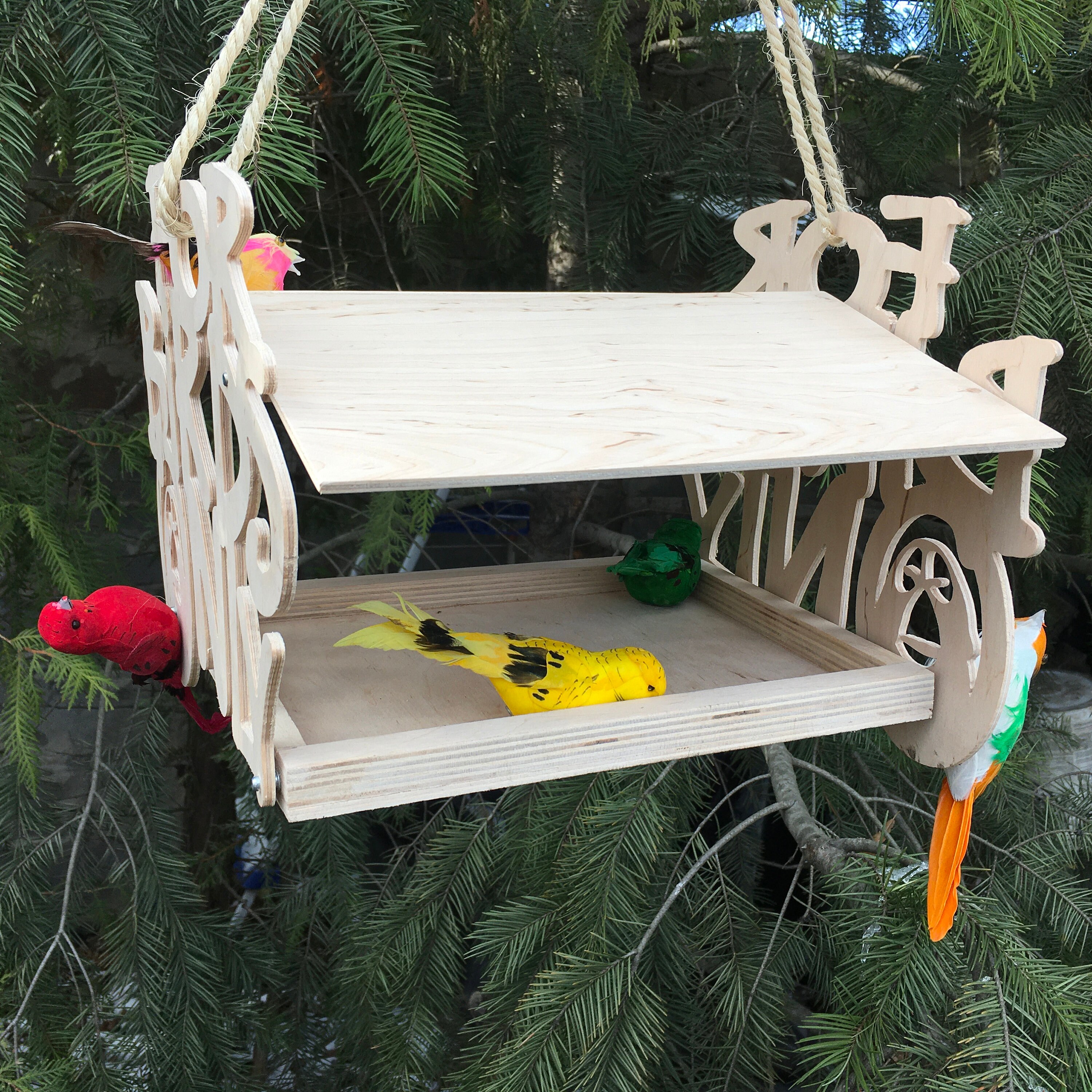 Unique Bird Feeder for the Outdoors Garden Bird Decor Etsy UK