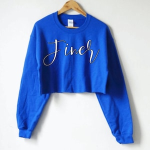 Sorority Finer Crop sweatshirt |  Greek Life, HBCU, Divine Nine