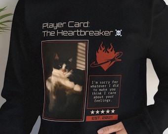 Personalized Player Card Heart Spirit Unisex Sweatshirt