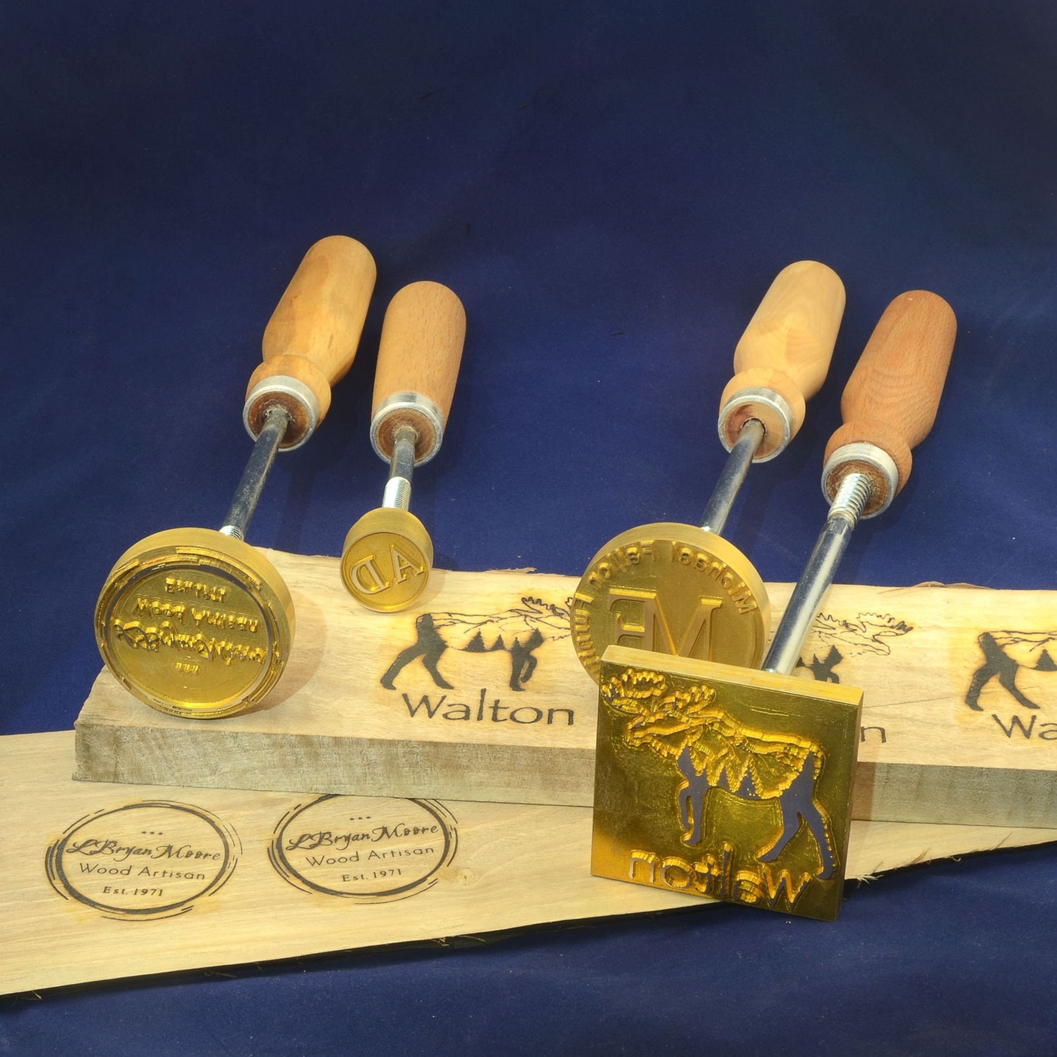 Custom wood branding stamp for order Etsy