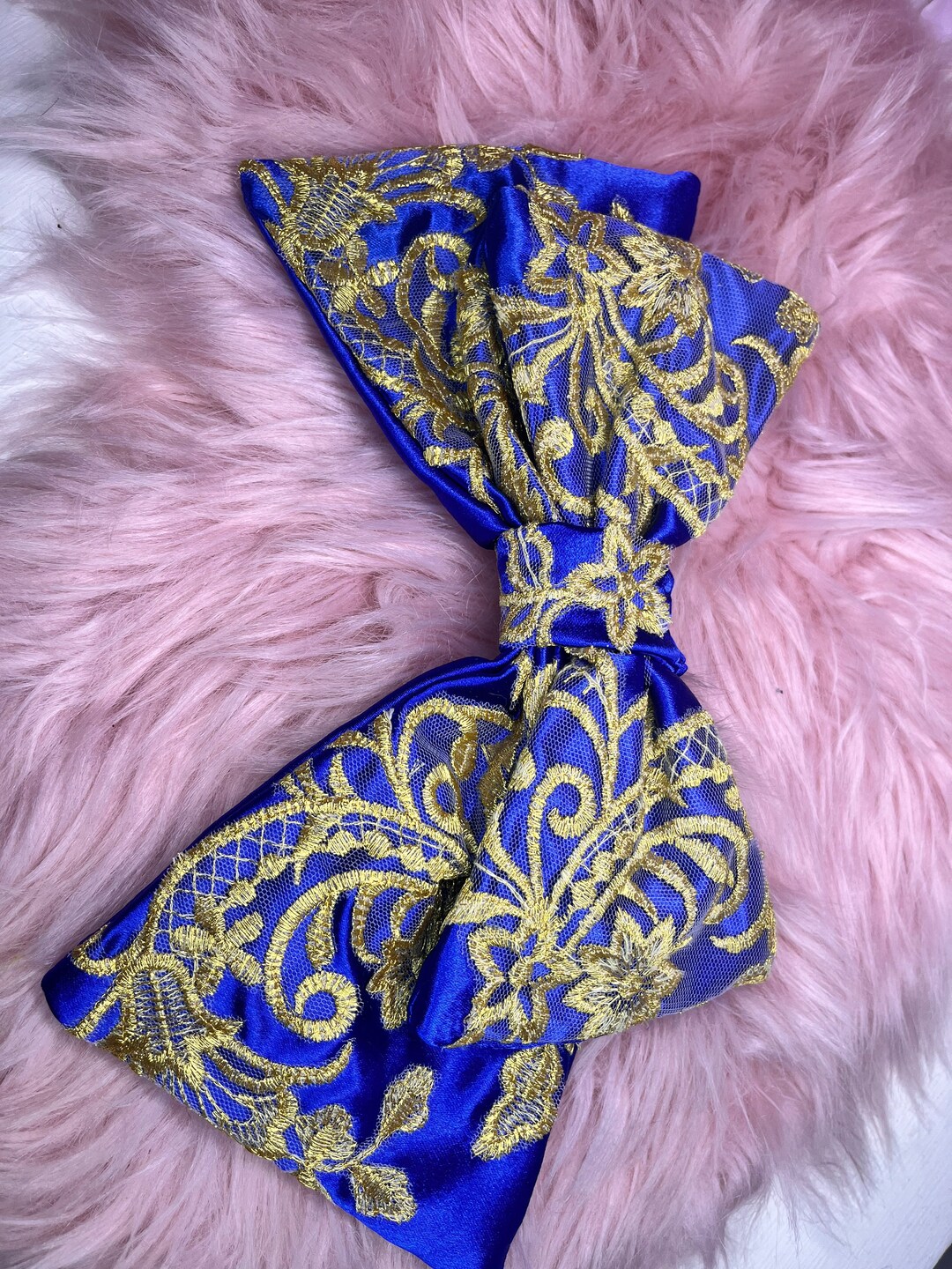Royal Blue Princess Bow - Etsy