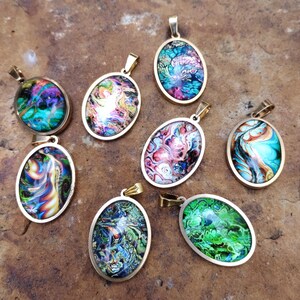 Cabochon necklace