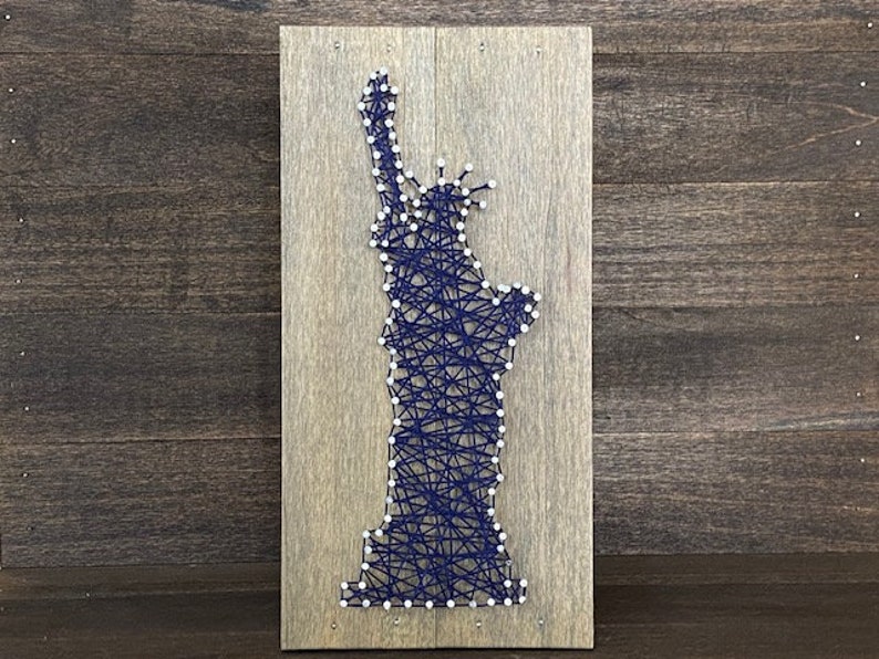 Statue of Liberty String Art - Etsy