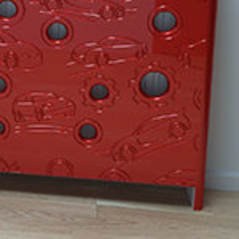 Distinct Kids Bespoke Radiator Cabinet Cover CARS for Children's ...