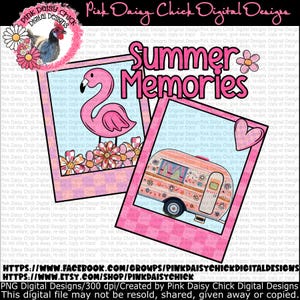 Digital PNG, Summer memories shirt design, Summer memories, Summer shirt design, Summer designs, Flamingo, r, png digital DOWNLOAD ONLY