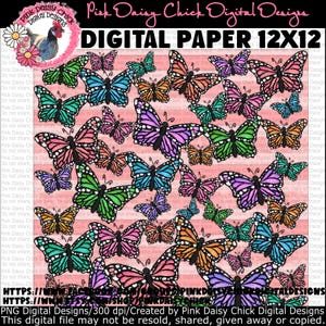 Digital PNG, Digital paper, Digital pattern, Butterfly digital paper, Butterflies digital paper, Bug digital paper, DIGITAL DOWNLOAD only