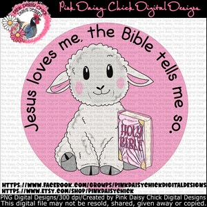 Digital PNG, Jesus loves me png, Sheep and Bible png, Children faith png, Christian designs, Faith png, png digital DOWNLOAD ONLY