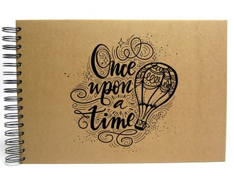 A3/A4/A5 Kraft, Once Upon a Time Scrapbook Photo Album Memory Keepsake