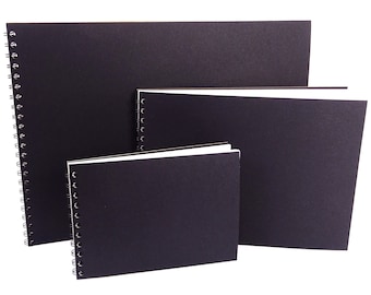 A5 A4 A3 Landscape Thick Cartridge Paper Sketchbook Scrapbook Twin Wire Bound 175GSM