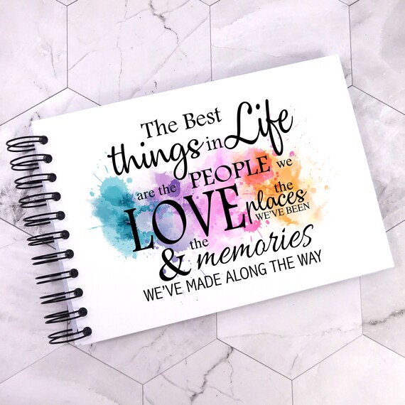 Card Pages Memories A5 A4 Scrapbook Friendship Stars Photo Album Keepsake