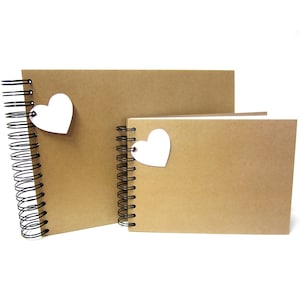 Kraft Blank A3/A4/A5 Vintage Scrapbook, album fotografico, libro degli ospiti, display regalo
