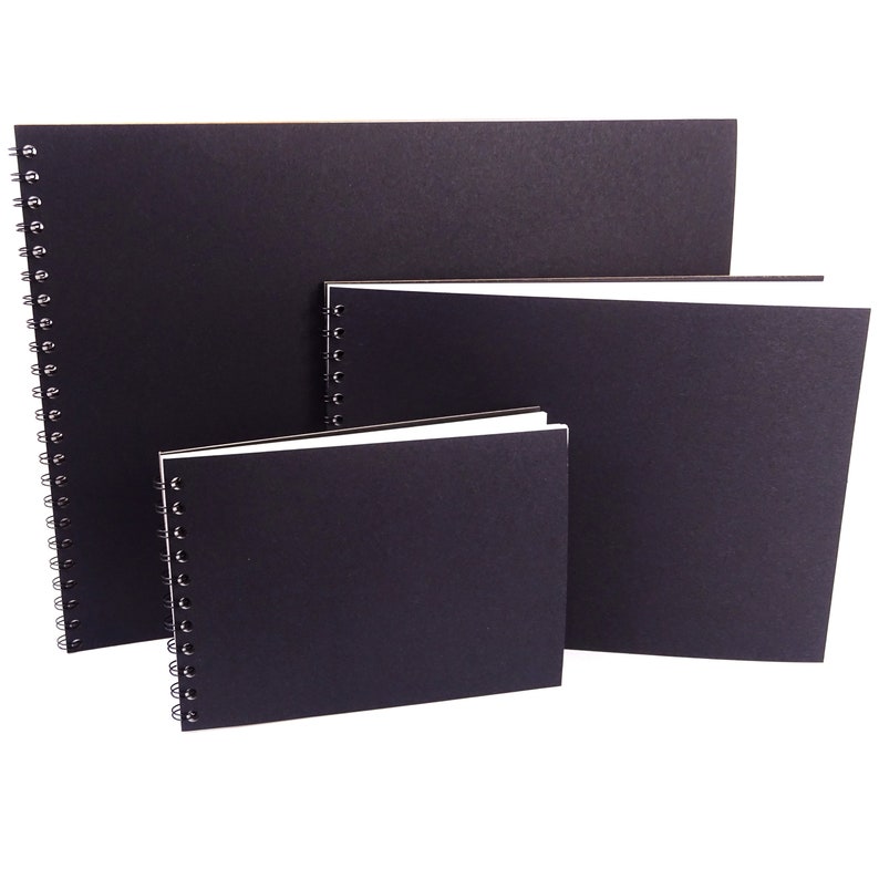 A5 A4 A3 Landscape Thick Cartridge Paper Sketchbook Scrapbook Etsy