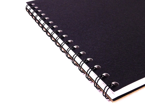 A4 Spiral Bound Sketchbook – 200gsm Thick Paper, 60 Pages, Acid-Free For Drawing & Watercolor