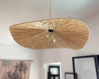 Raffia lamps natural raffia lamp