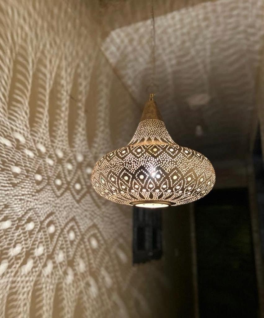 Moroccan Lamp New Home Decor Brass Pendant Light,Moroccan Copper Pendant Light,Simple Moroccan Light Fixtures