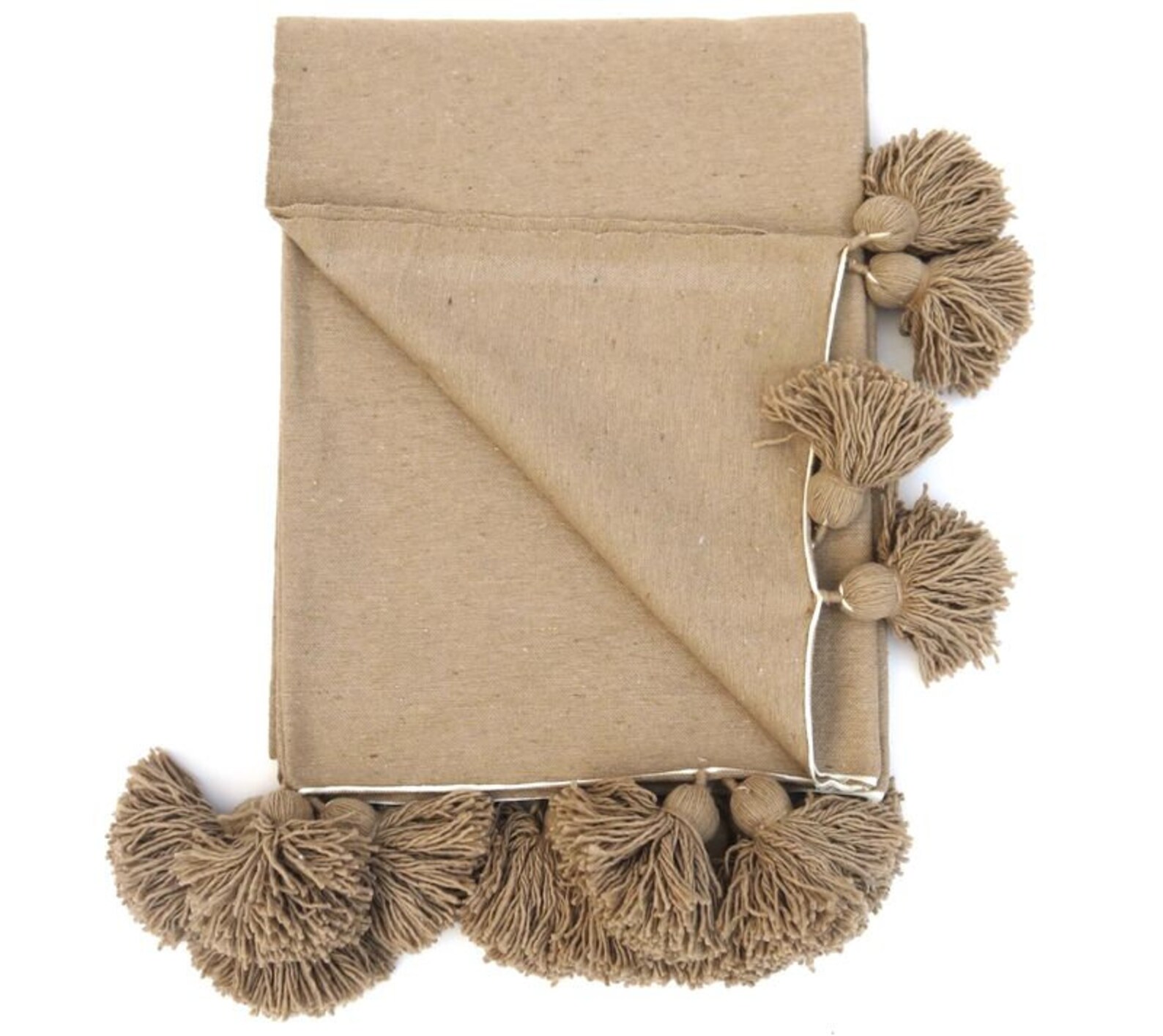 Moroccan Pom Pom Blanket Pom Poms Moroccan Throw Blanket Etsy UK