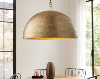 Koepel hanglamp, hangende lamp, hangende plafondlamp, moderne verlichting, keukeneilandlicht