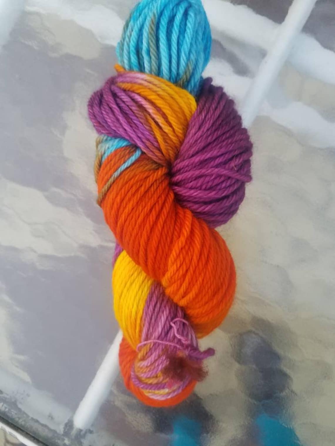 Sunset on the Beach Hand Dyed Yarn Etsy UK
