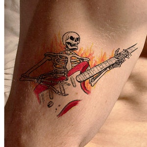 34 Perfect Guitar Wrist Tattoos  Tattoo Designs  TattoosBagcom