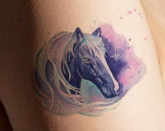 Horse Wrist Tattoo - Etsy UK Horse Wrist Tattoo - Etsy UK