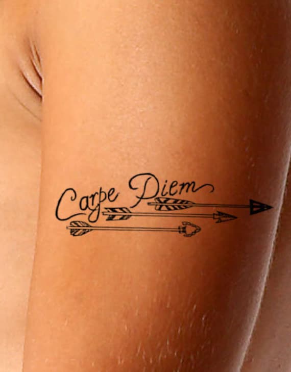 Carpe Diem Armband Tattoo Tattoo For Women Seize The Day Etsy Uk