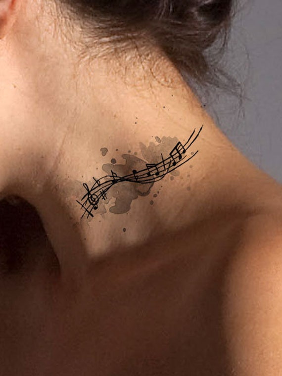 56 Alluring Music Note Tattoo Ideas To Express Your Artistry – Tattoo  Inspired Apparel
