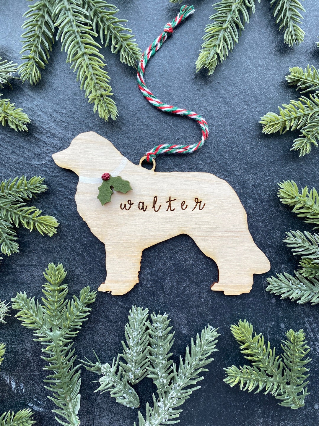 Great Pyrenees Ornament, Christmas Stocking Stuffer, Personalized With