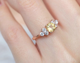 yellow sapphire rings yellow sapphire rings