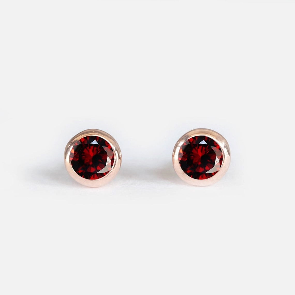 Natural garnet earrings deals
