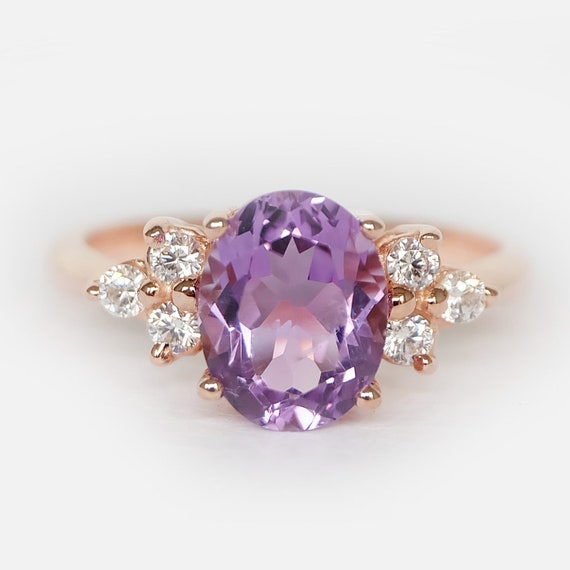 Etsy amethyst ring deals