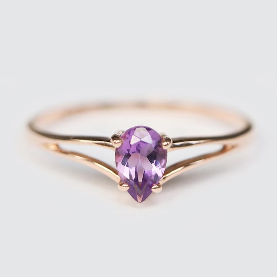 birthstone amethyst ring february birthstone jewelry