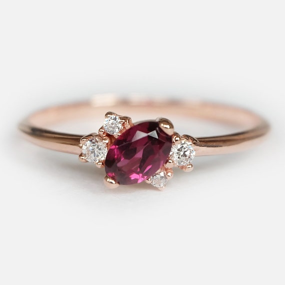 rhodolite rings