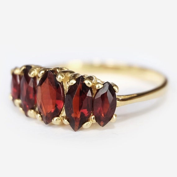 Marquise garnet best sale ring