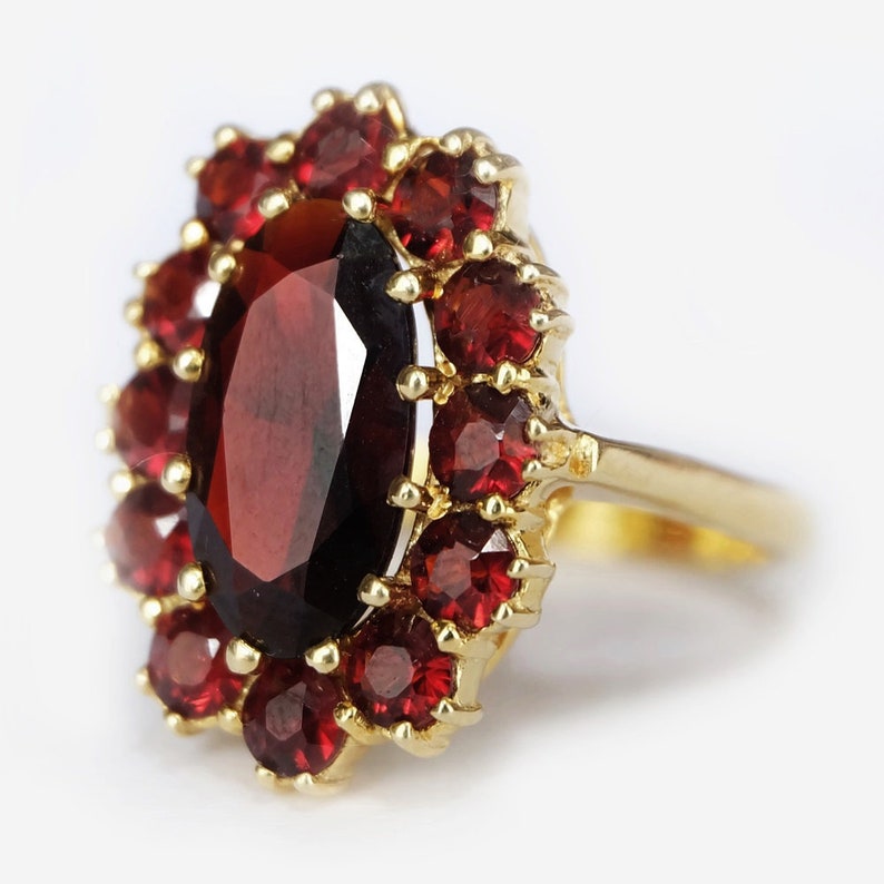 Rings for Women Birthstone Rings Red Etsy