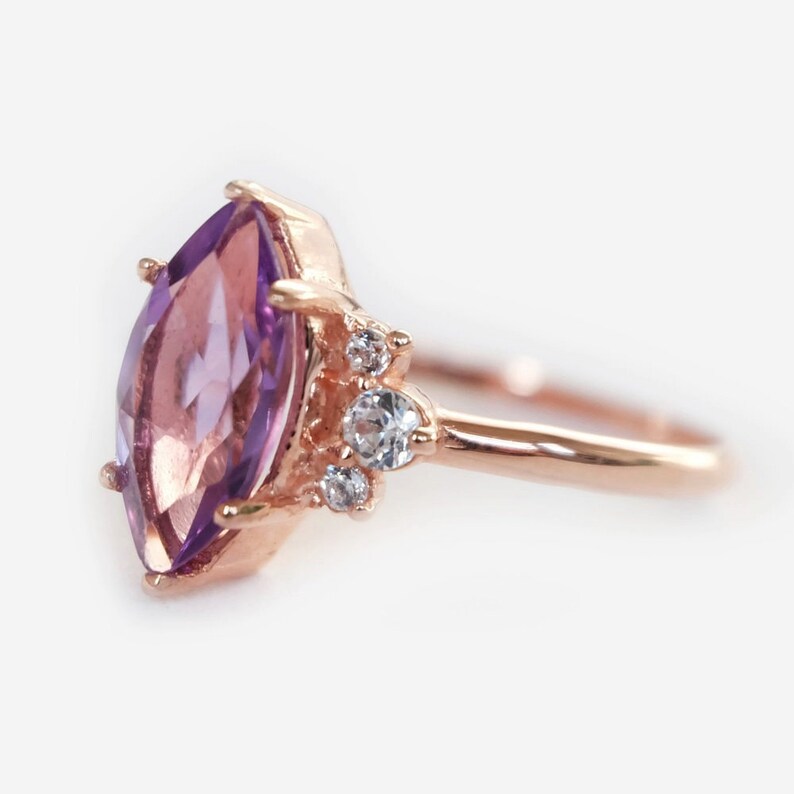 amethyst marquise amethyst ring wedding ring marquise amethyst february birthstone marquise ring marquise amethyst engagement ring