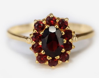 oval garnet ring, garnet ring, garnet rings for women, 14k garnet ring, garnet birthstone rings, red garnet ring, garnet ring gold, garnet