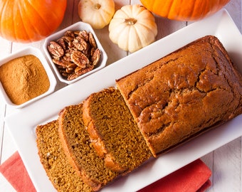 Pumpkin Patch Dream Loaf – Homemade Pumpkin Bread – Fall Spice Treat – Cozy Autumn Baked Gift