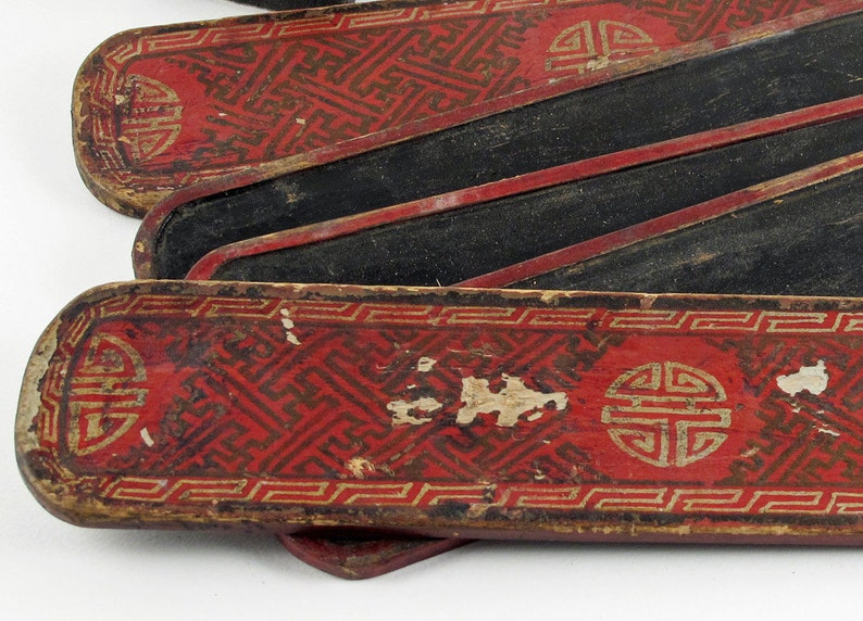 Laquered offers and Gilded Writing Tablet / Antique Burma / Antique Myanmar / Kammavaca / Buddhist Art of Myanmar /