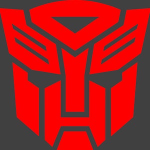 Transformers Autobot Custom Single Color Vinyl Decal, 63 Color Options, Free Shipping zdjęcie 1